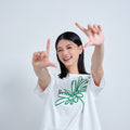 女性模特自信的笑容
